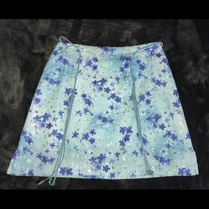 Blue flower skirt